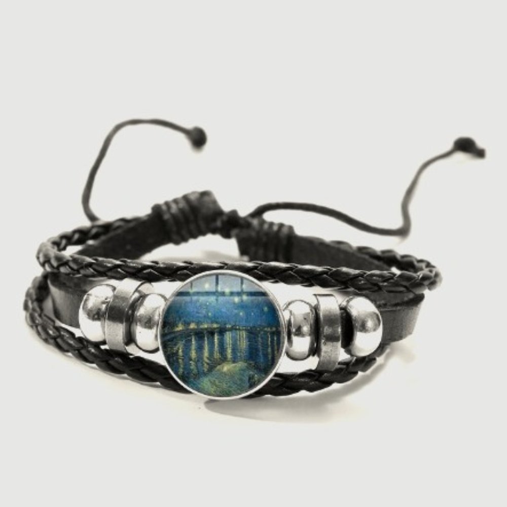 🍏50% OFF/3+...Van Gogh "Starry Night Over the Rhône" Bracelet